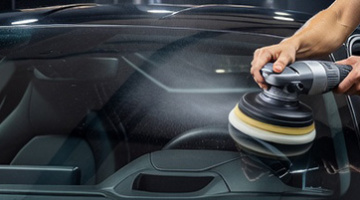 Полировка стекол автомобиля